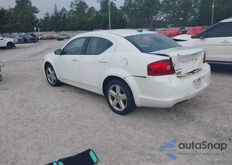 2013 Dodge Avenger Se from USA, damaged, VIN 1C3CDZAB1DN661717